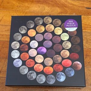 Galison Colors of the Moon 500 Piece Puzzle